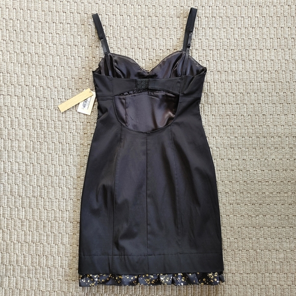 SEXY Guess Jeans Bodycon Mini Evening Dress Sz 3 - Picture 6 of 9